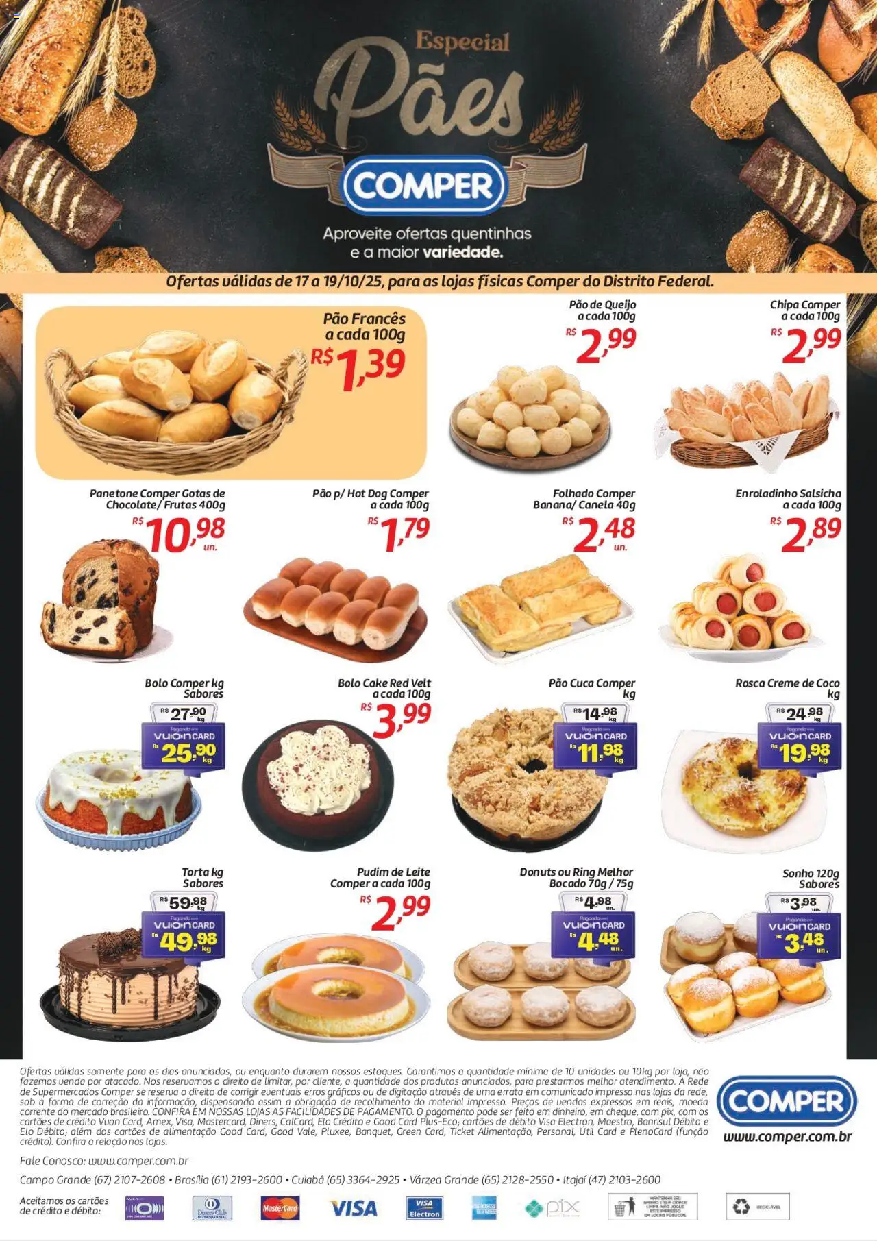 Comper - Ofertas Especial Pães - página 1- válido a partir de 17/10/2025
