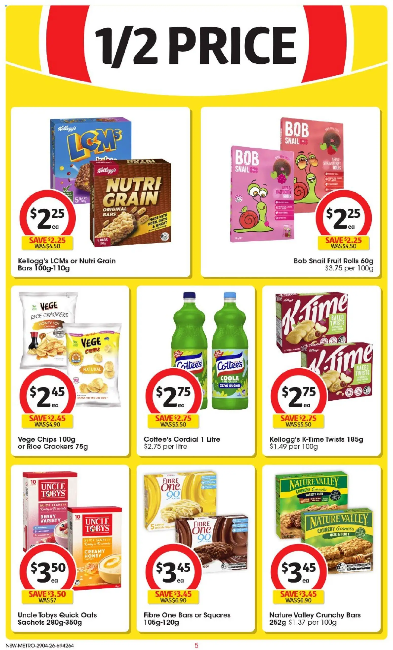 Coles catalogue  - page 5- valid from 29/04/2026