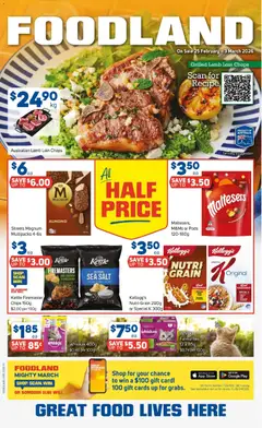 Foodland catalogue preview - valid from 25/02/2026