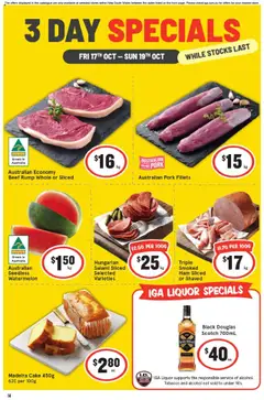 IGA catalogue preview - valid from 17/10/2025