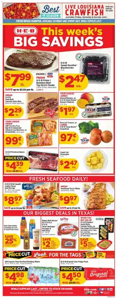 Preview H-E-B Weekly Ad valid from 03/18/2026