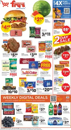 Preview Fry's Food Weekly Ad valid from 07/23/2025