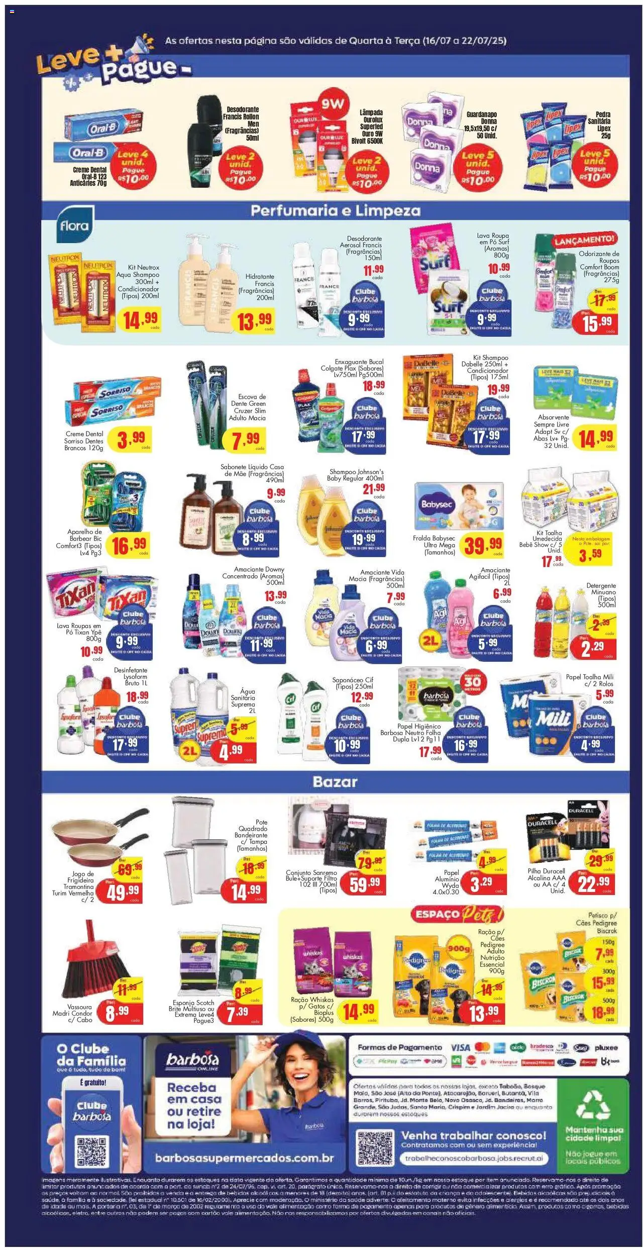 Barbosa Supermercados - Ofertas da semana - página 4- válido a partir de 16/07/2025
