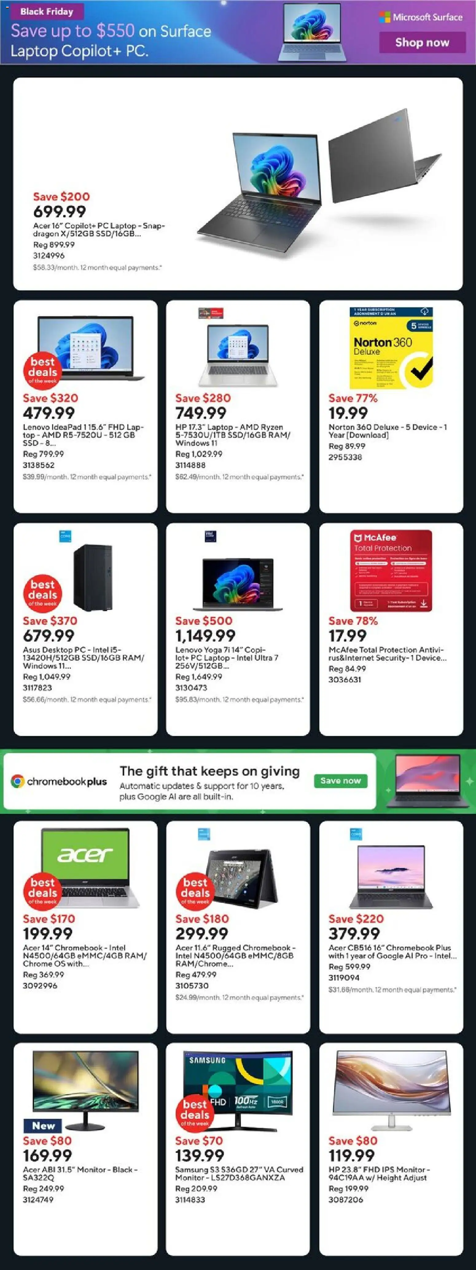 Staples - Black Friday  - page 4- valid from Nov 28, 2025