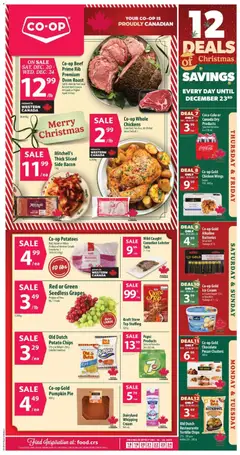 Preview Co-op Food weekly flyer / circulaire valid from Dec 18, 2025