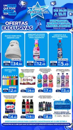 Pré-visualização Estrela Azul - Ofertas Clube Perfumaria válida a partir de 30/10/2025