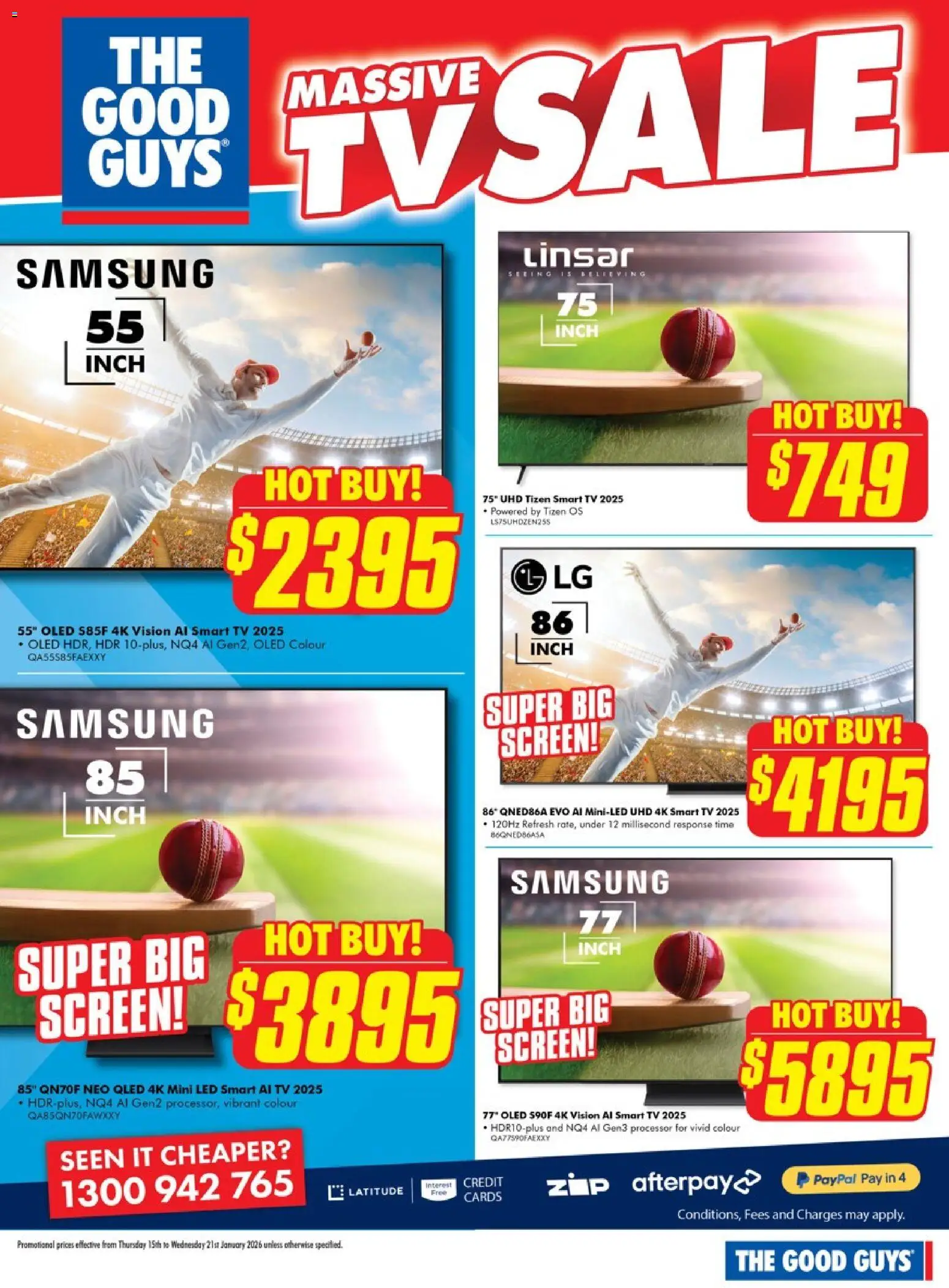 The Good Guys - Massive TV Sale - page 5- valid from 14/01/2026