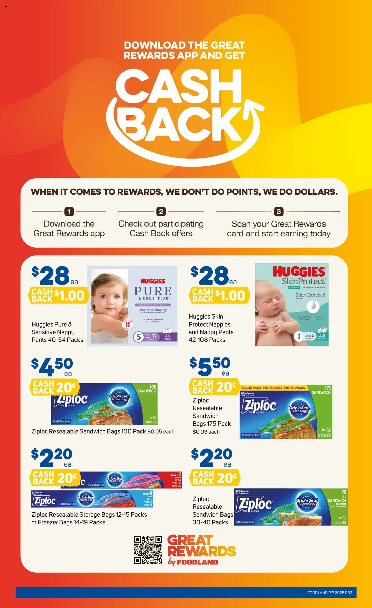 Foodland catalogue  - page 32- valid from 22/04/2026