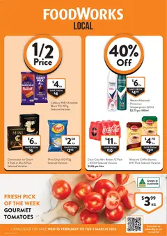 Foodworks catalogue preview - valid from 25/02/2026