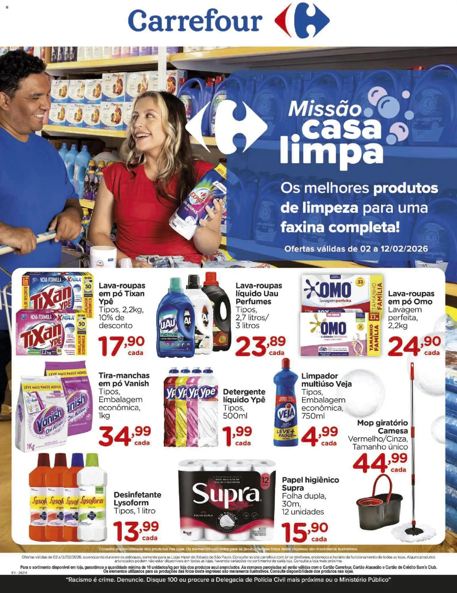 Carrefour - Ofertas Limpeza - página 1- válido a partir de 02/02/2026
