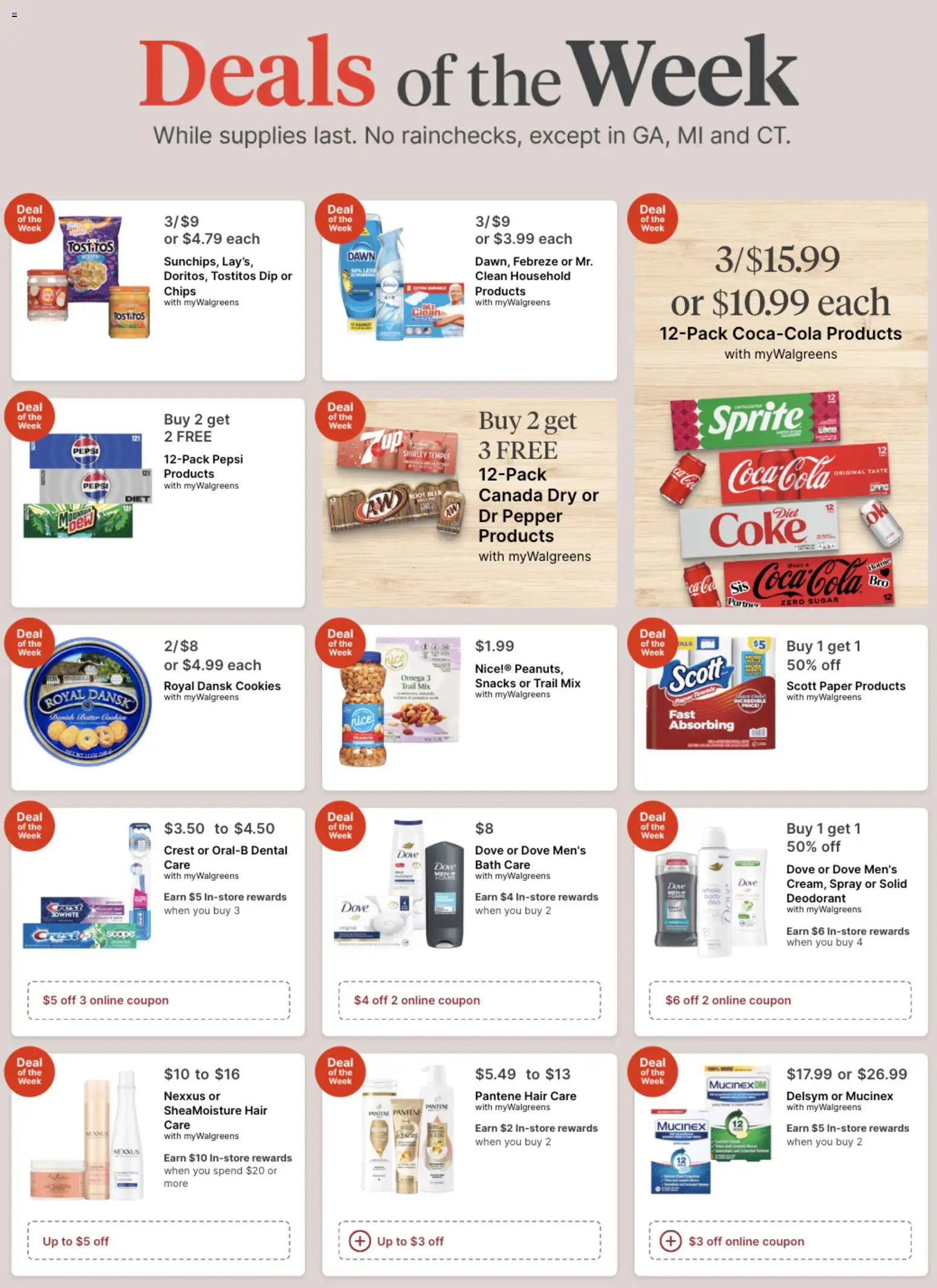 Walgreens Weekly Ad - page 1- valid from 11/16/2025