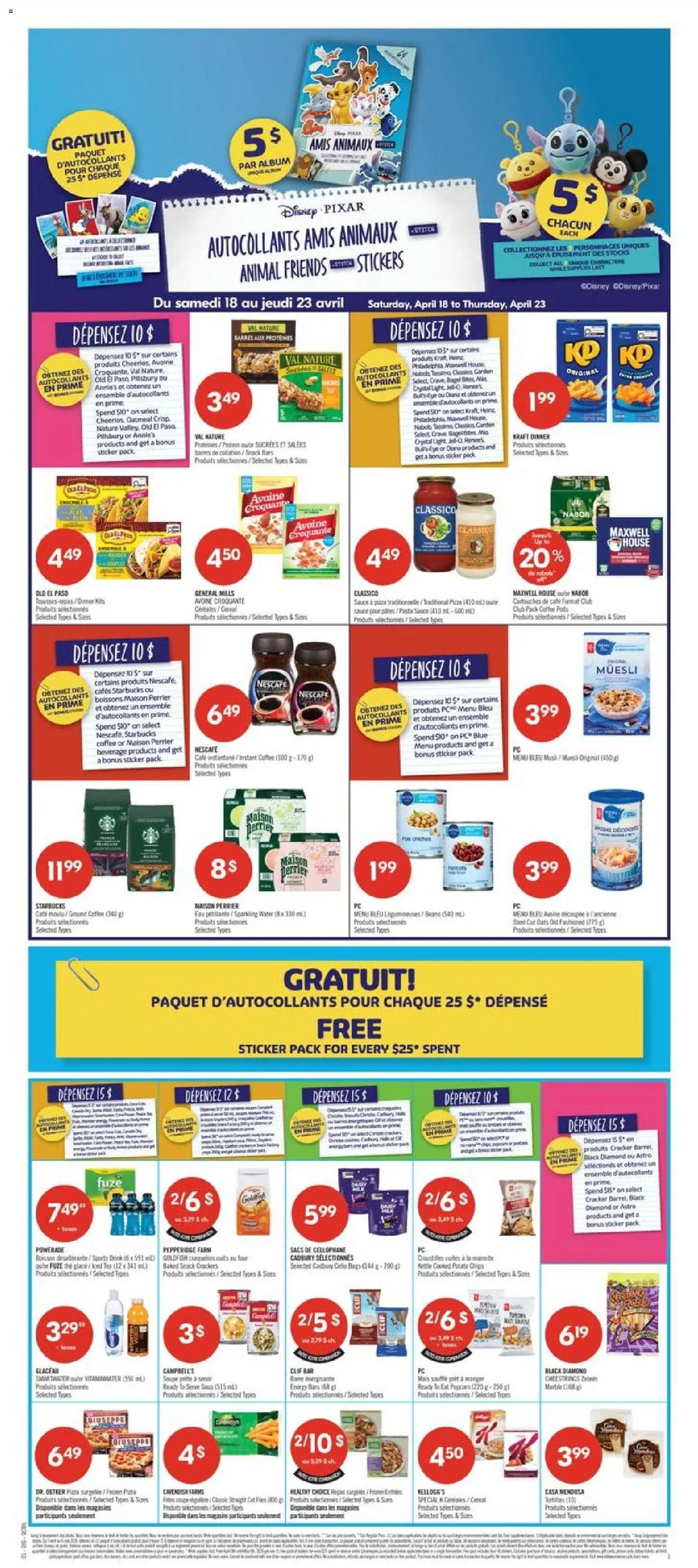 Pharmaprix weekly flyer / circulaire - page 1- valid from Apr 17, 2026