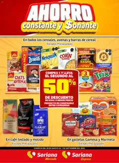 Soriana - Fin de Semana Mercado: Saltillo válido desde 28/08/2025