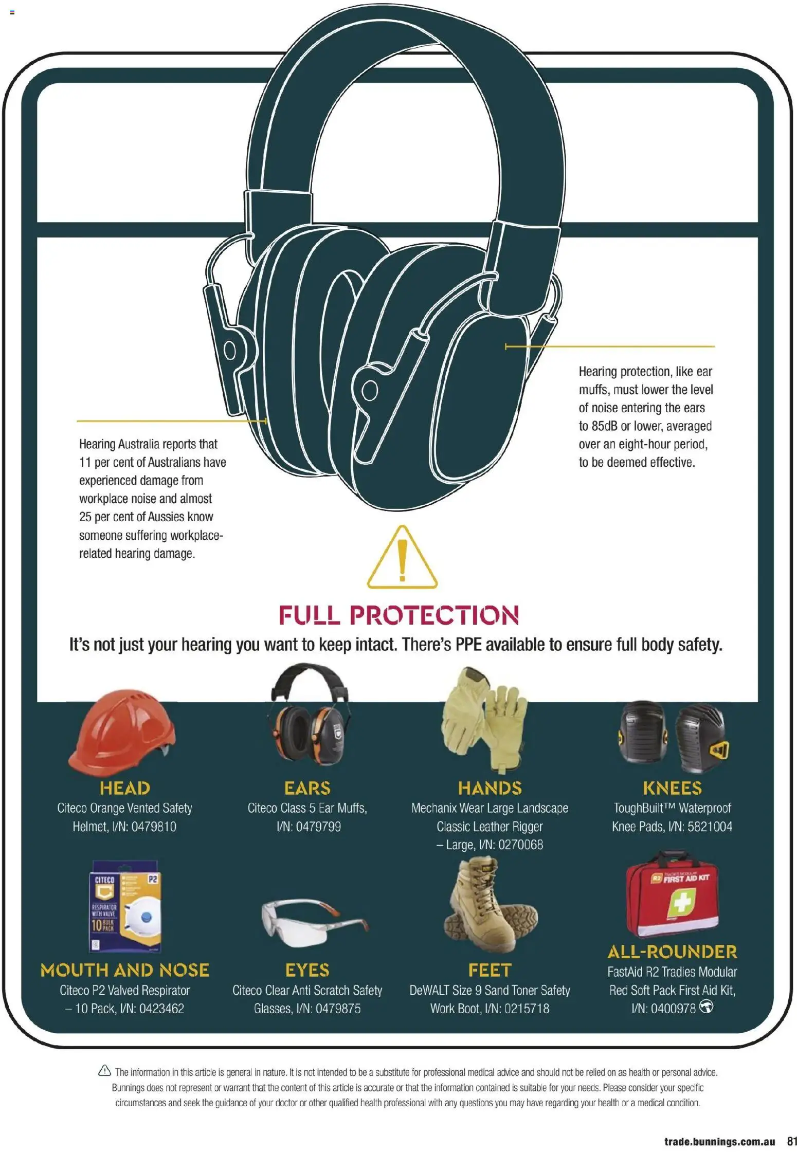 Bunnings Warehouse Trade Magazine November 2025 - page 81- valid from 01/11/2025