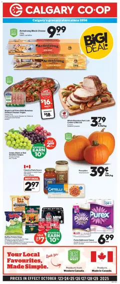 Preview Calgary Co-op weekly flyer / circulaire valid from Oct 23, 2025