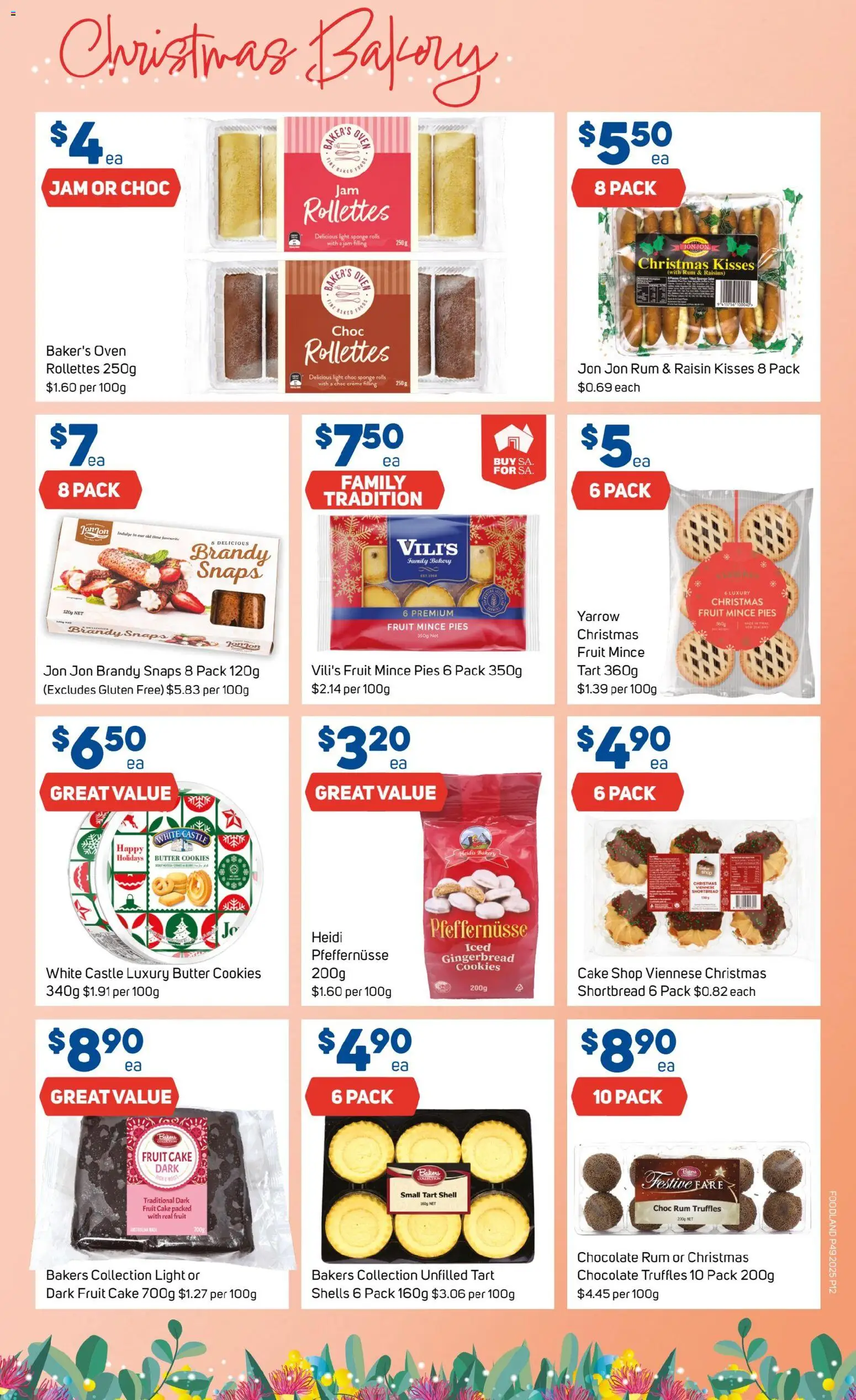 Foodland  Catalogue  - page 12- valid from 03/12/2025