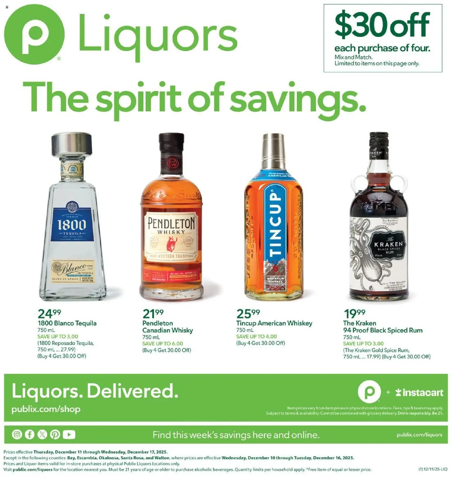Publix Liquor - page 1- valid from 12/11/2025