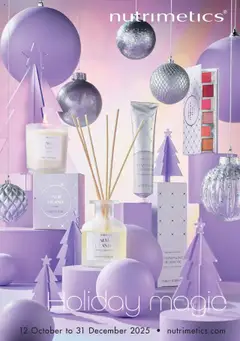 Nutrimetics catalogue preview - valid from 12/10/2025