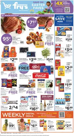 Preview Fry's Food Weekly Ad valid from 04/01/2026