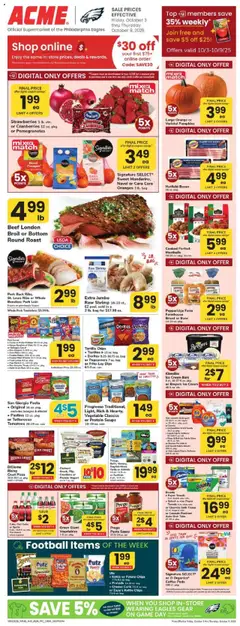 Preview Acme Weekly Ad valid from 10/03/2025