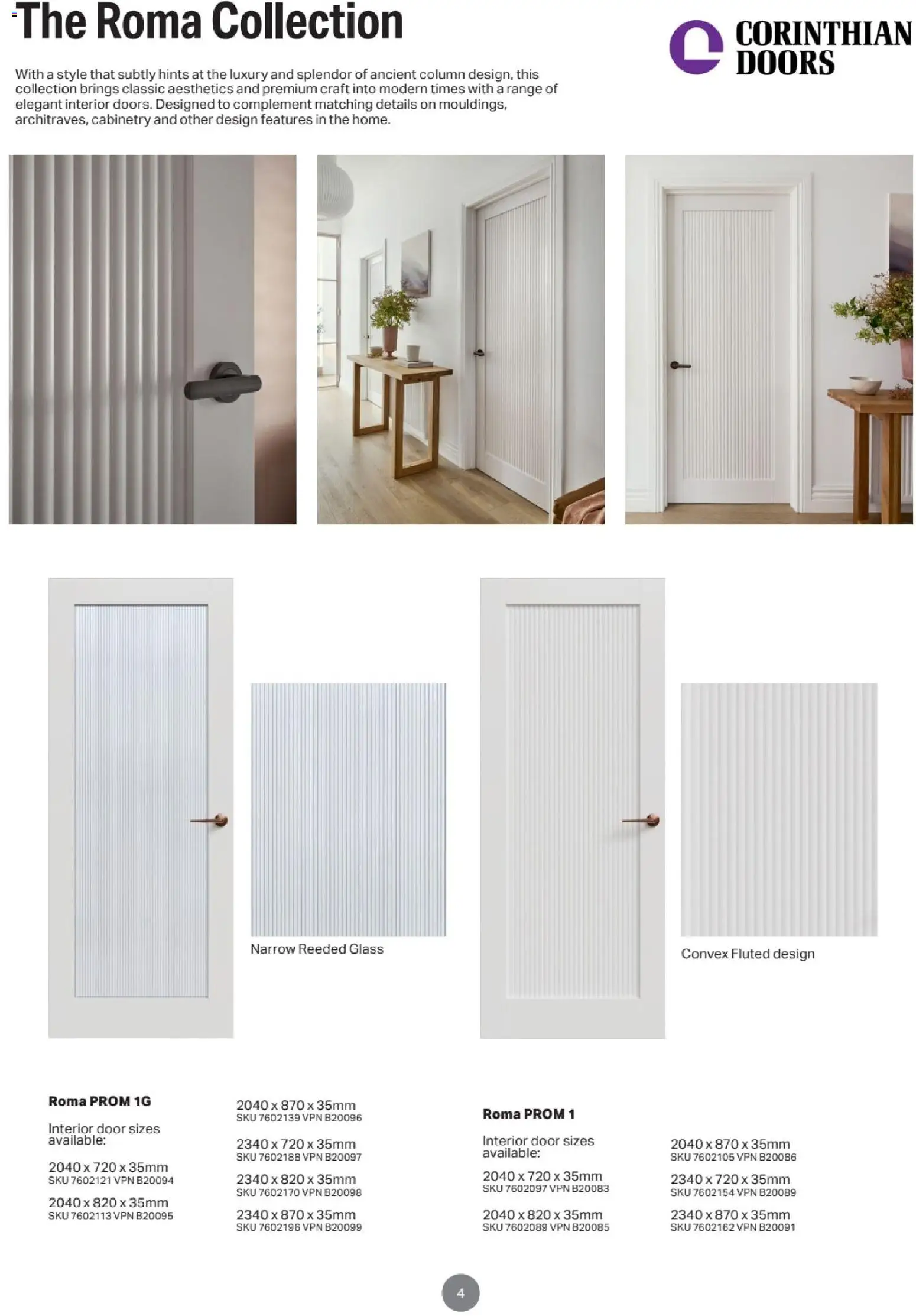 Mitre 10 Door & Door Furniture E-selection Guide 2025 - page 4- valid from 05/02/2026
