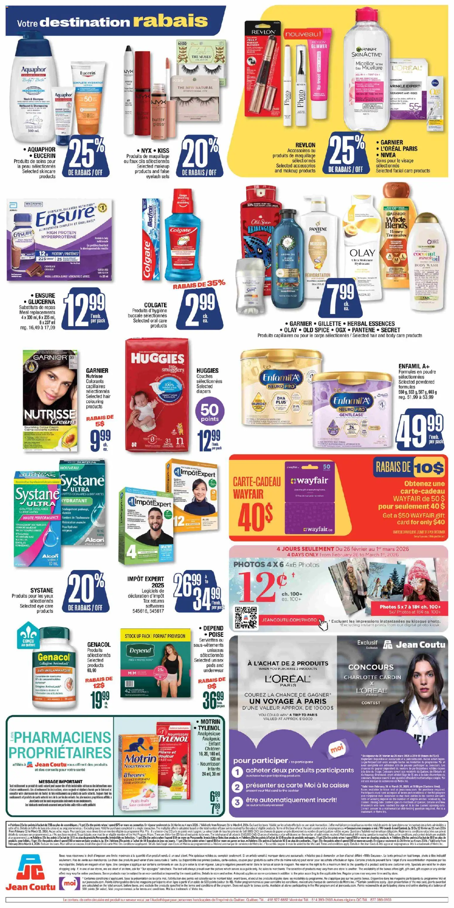 Jean Coutu circulaire - page 3- valid from Feb 26, 2026