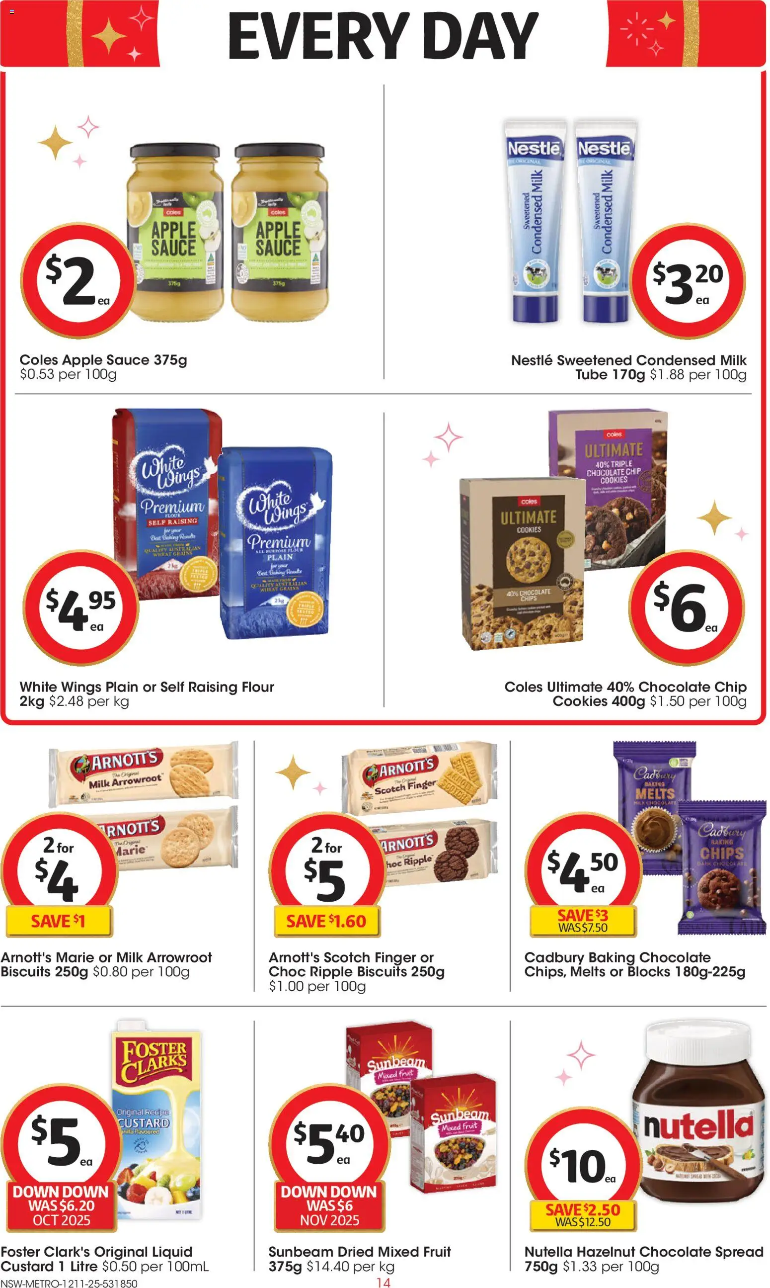 Coles Catalogue  - page 14- valid from 12/11/2025