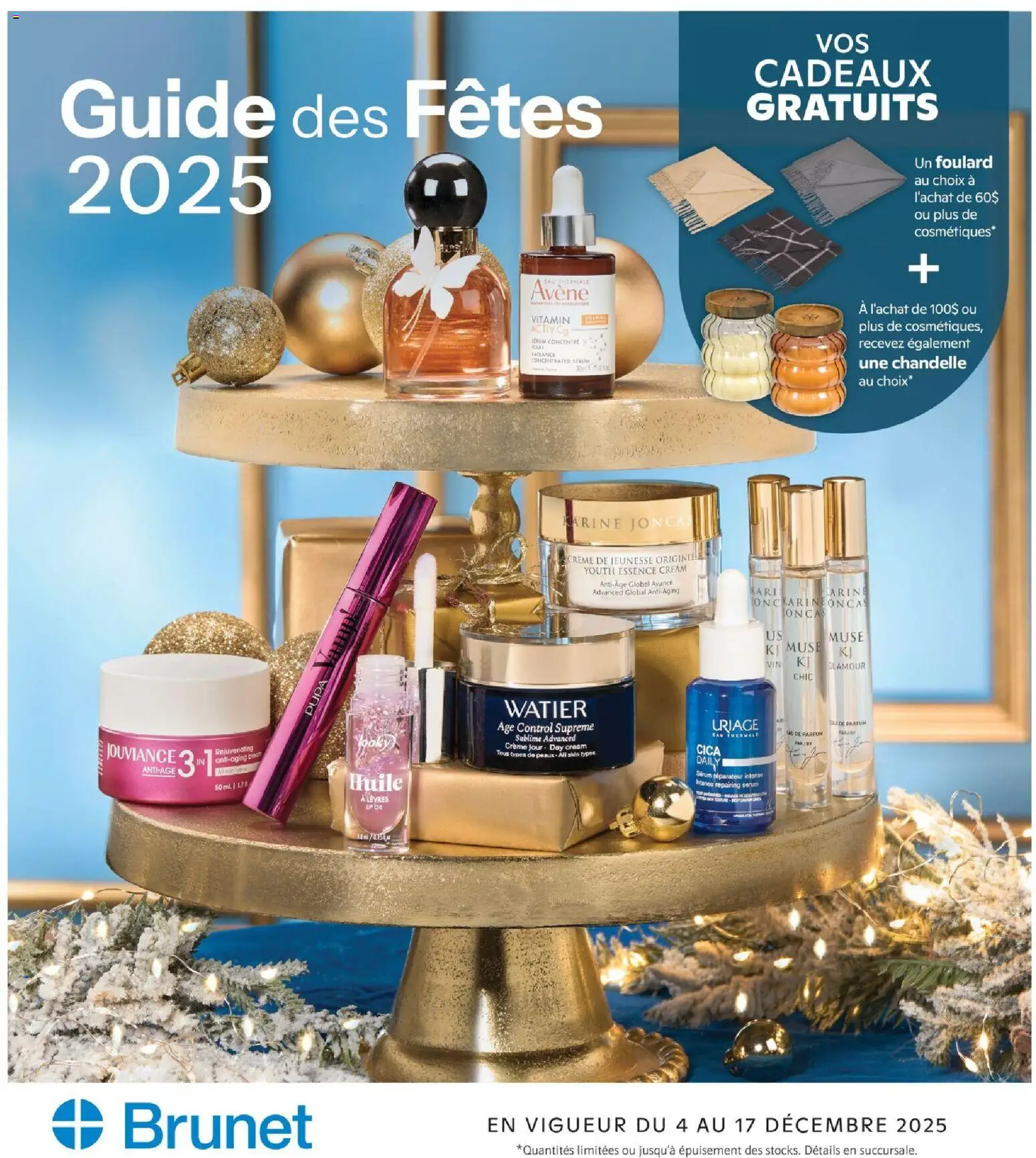 Brunet - Guide des Fêtes 2025 - page 1- valid from Dec 4, 2025