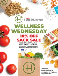 Preview HyVee Wellness Wednesdays - Sack Sale valid from 09/29/2025