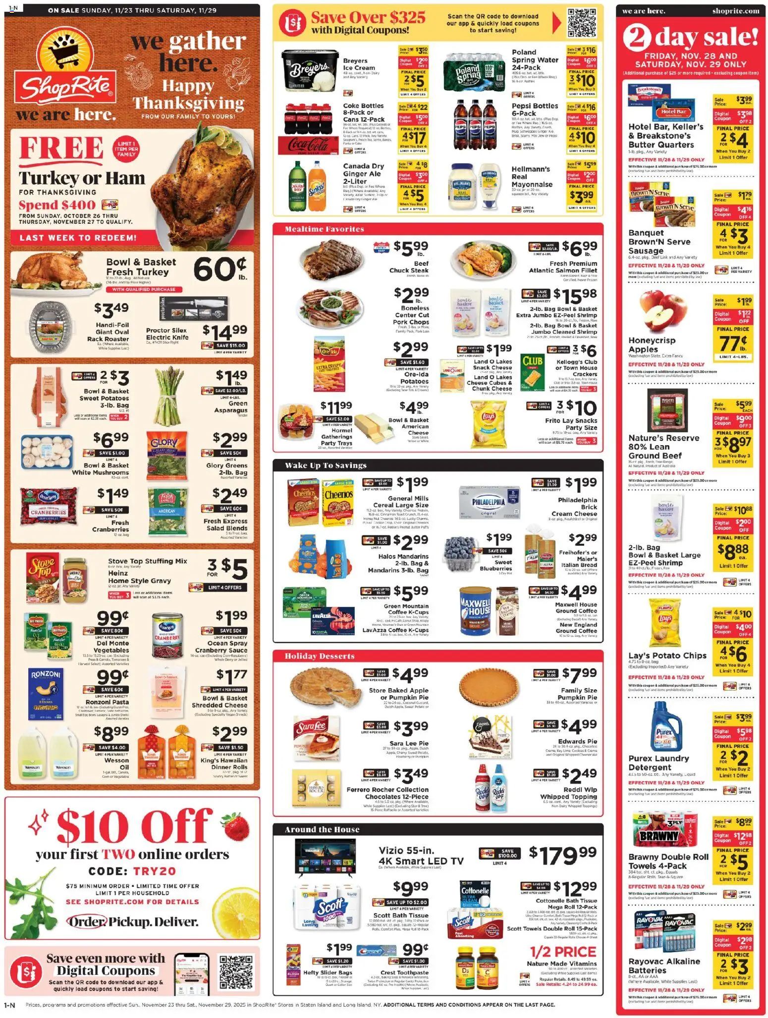 ShopRite Weekly Ad 2 - page 1- valid from 11/23/2025