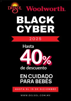 Del Sol y Woolworth Cyber Monday válido desde 27/11/2025