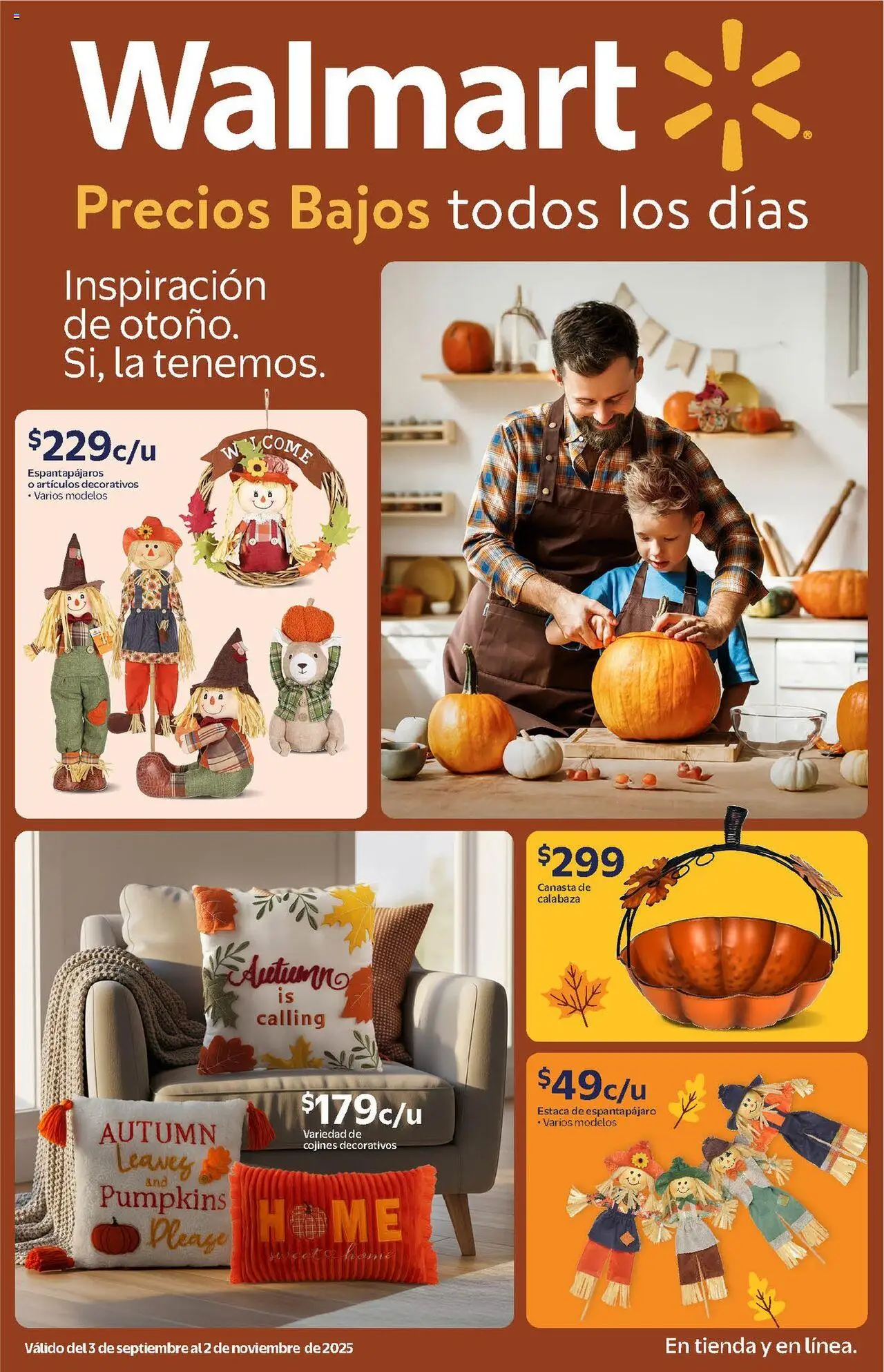 Walmart - Folleto Inspiración de Otoño - página 1- válido desde 03/09/2025