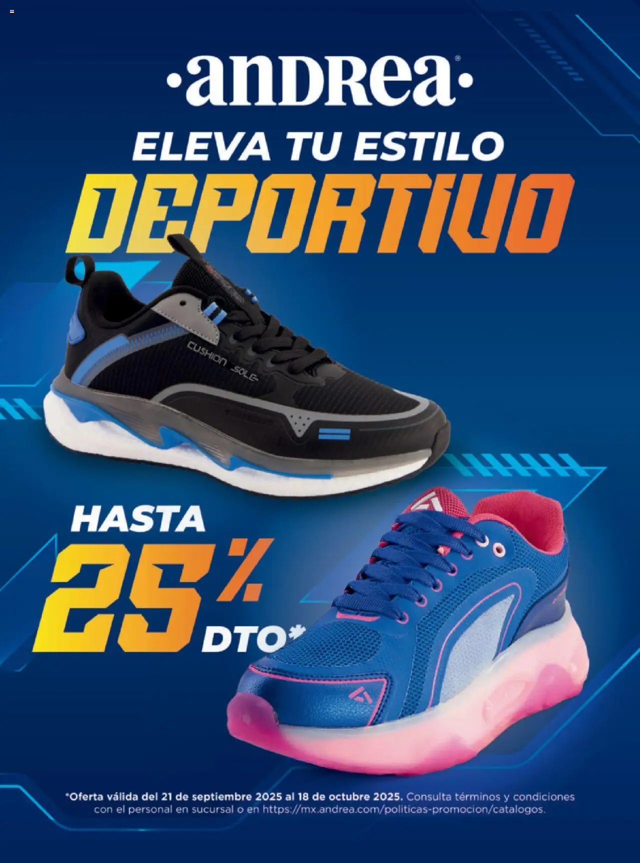 Andrea - Catálogo Eleva tu estilo deportivo  - página 1- válido desde 21/09/2025