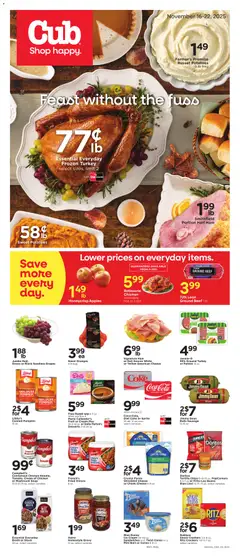 Preview Cub Foods Weekly Ad valid from 11/16/2025