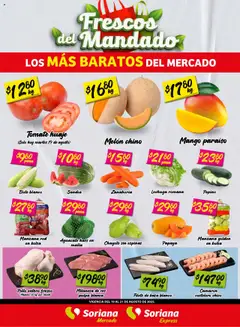 Soriana - Frescos del Mandado Mercado: Tamaulipas válido desde 19/08/2025