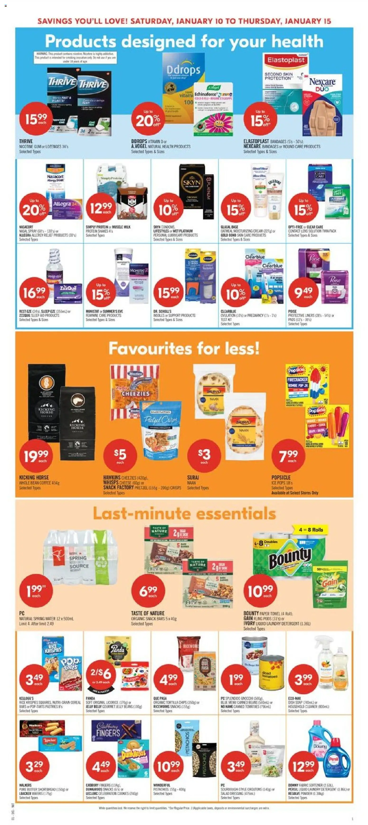 Shoppers weekly flyer / circulaire - page 14- valid from Jan 9, 2026