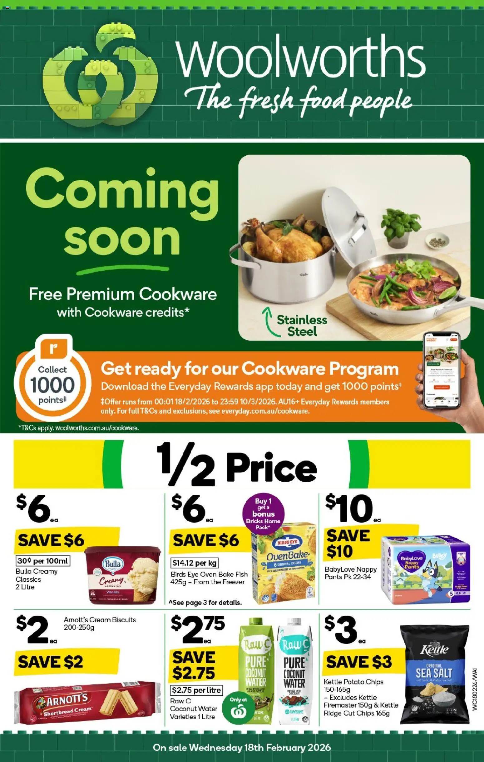 Weekly catalogue Woolworths Port Hedland 18/02 - page 1- valid from 18/02/2026