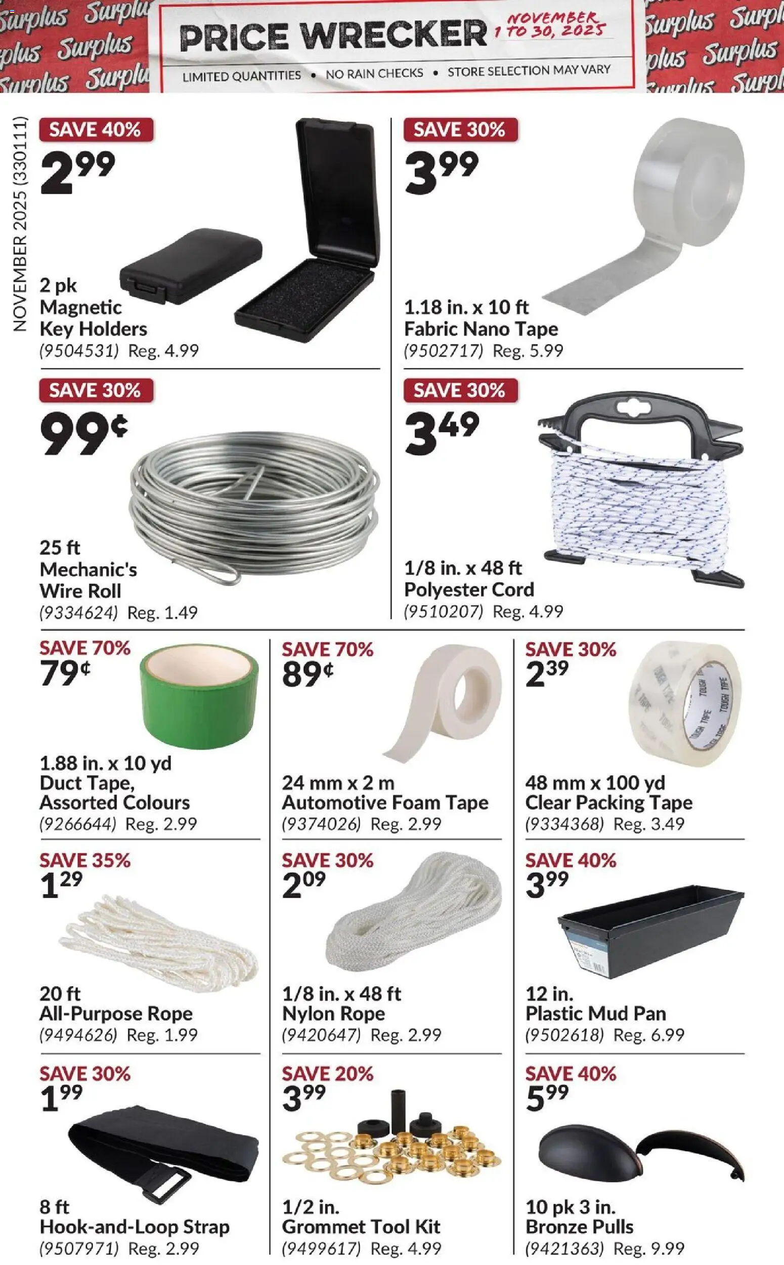 Princess Auto - Price Wrecker - page 9- valid from Nov 1, 2025