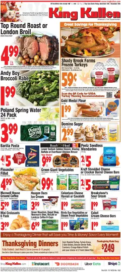 Preview King Kullen Weekly Ad valid from 11/14/2025