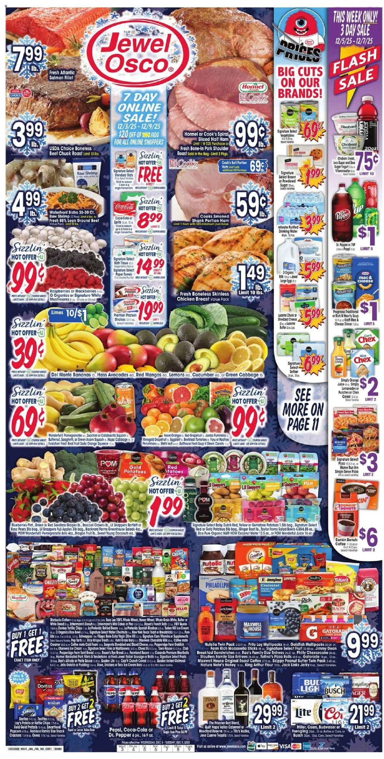 Jewel Osco Weekly Ad - IN - page 1- valid from 12/03/2025