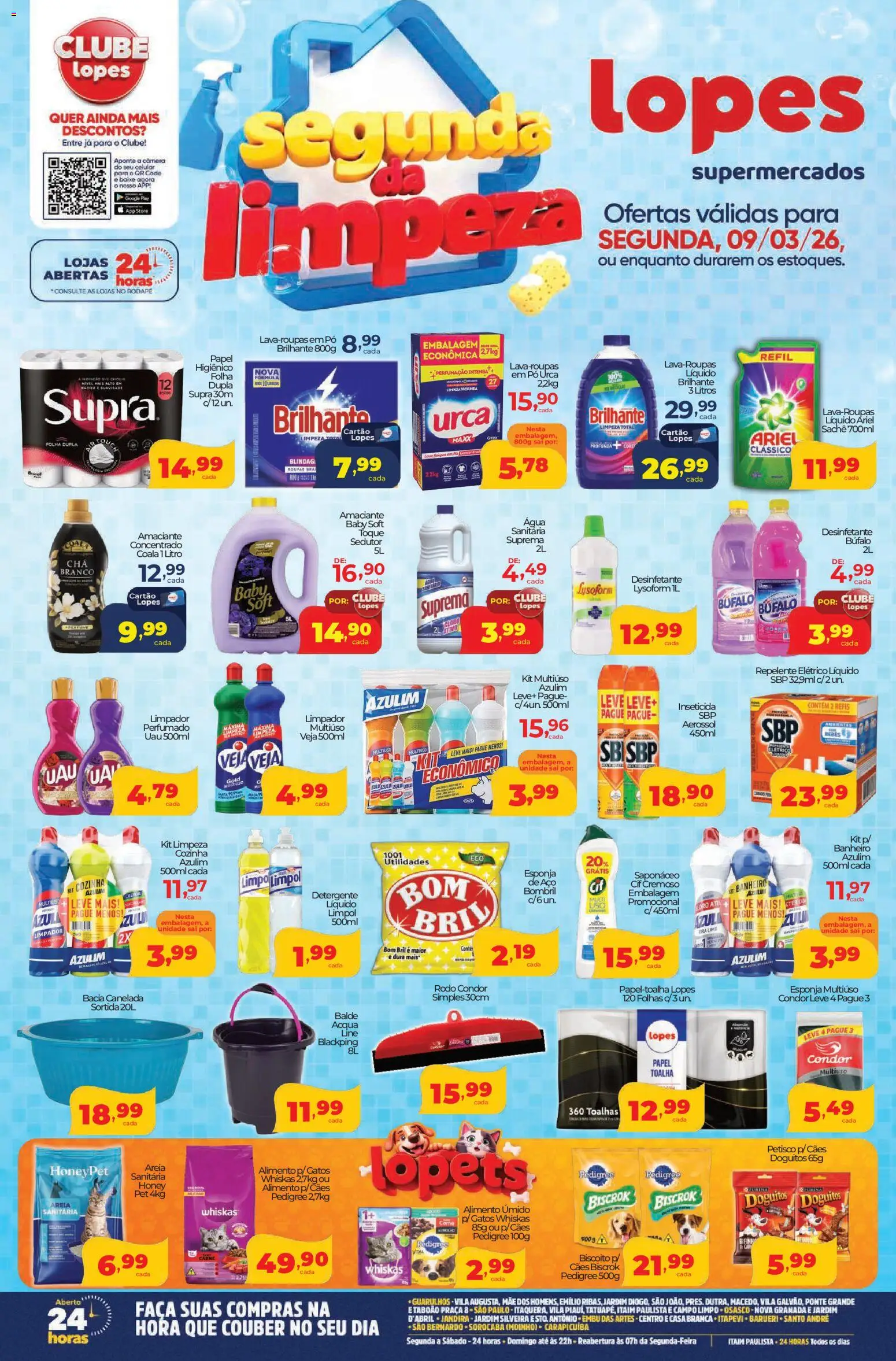 Lopes Supermercados - Ofertas da semana - página 1- válido a partir de 09/03/2026
