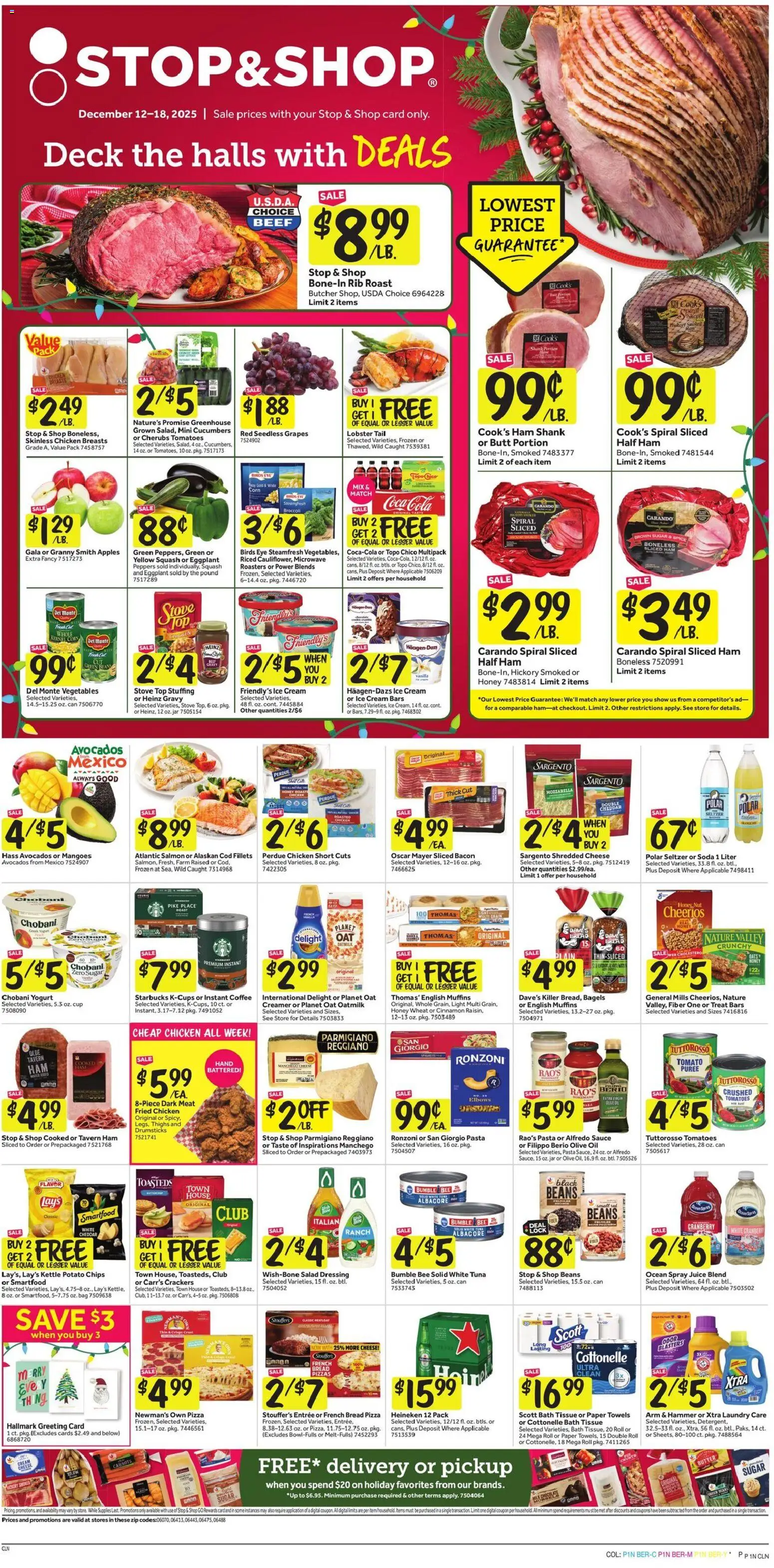 Stop & Shop Weekly Ad - page 1- valid from 12/12/2025