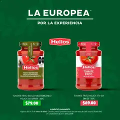 La Europea catálogo Tomate frito Helios válido desde 01/01/2026