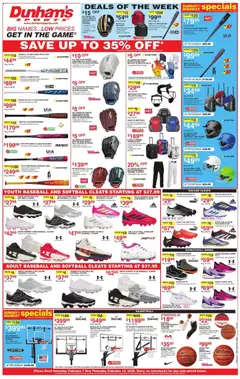 Preview Dunham's Sports Weekly Ad valid from 02/07/2026
