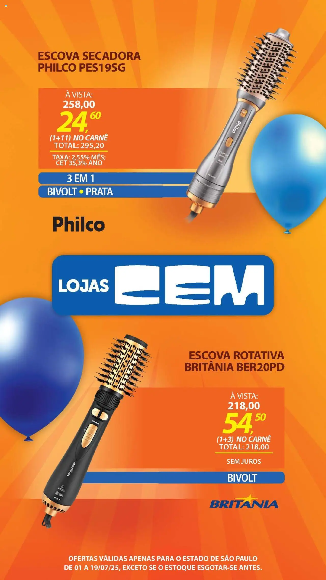 Lojas Cem - Ofertas da semana  - página 124- válido a partir de 01/07/2025

