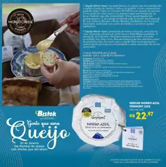 Pré-visualização Bistek Supermercados - Ofertas Queijo Morro Azul Vermont válida a partir de 19/01/2026