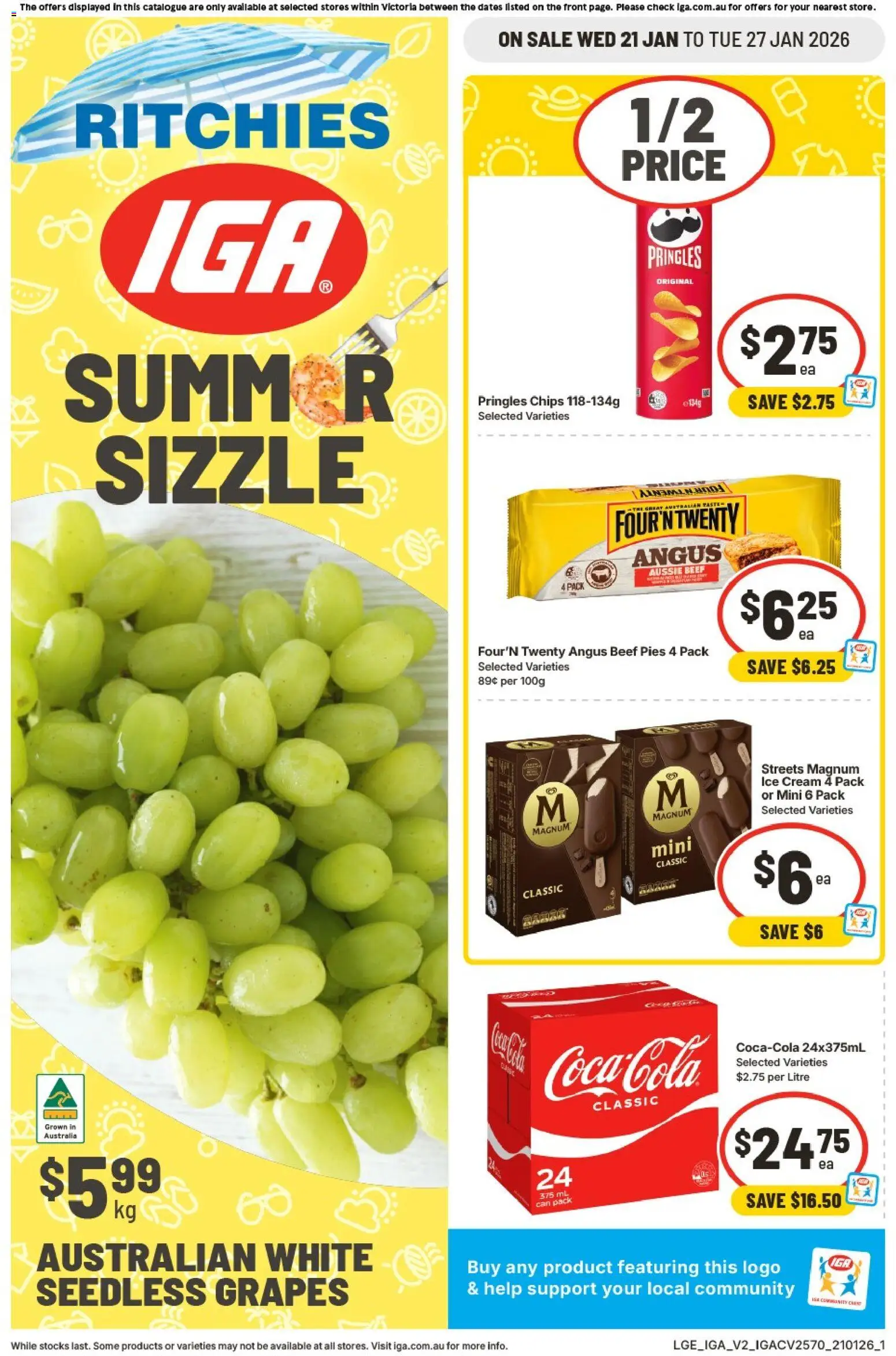 IGA Ritchies VIC - page 1- valid from 21/01/2026