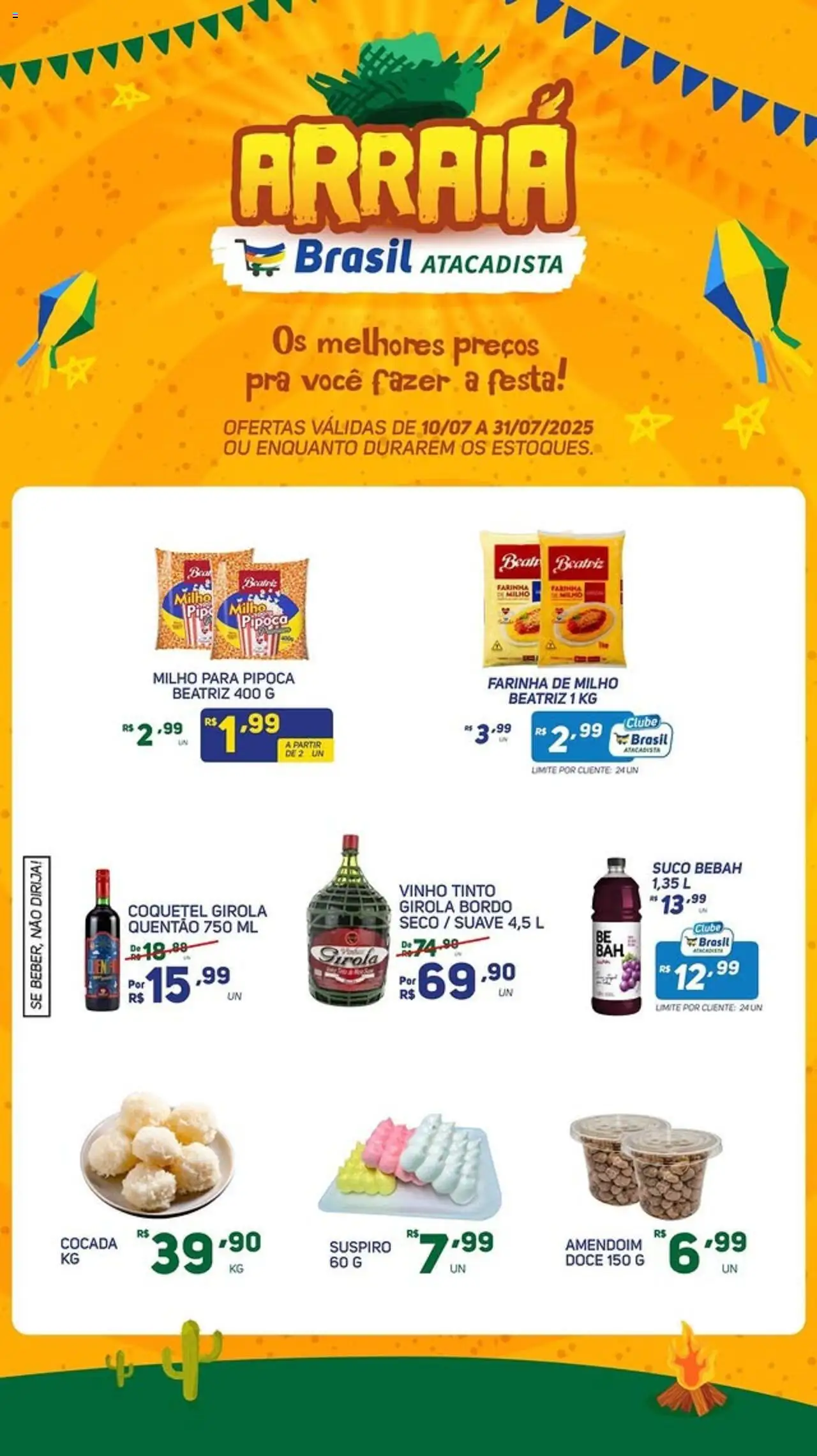 Brasil Atacadista - Ofertas Arraiá - página 3- válido a partir de 10/07/2025
