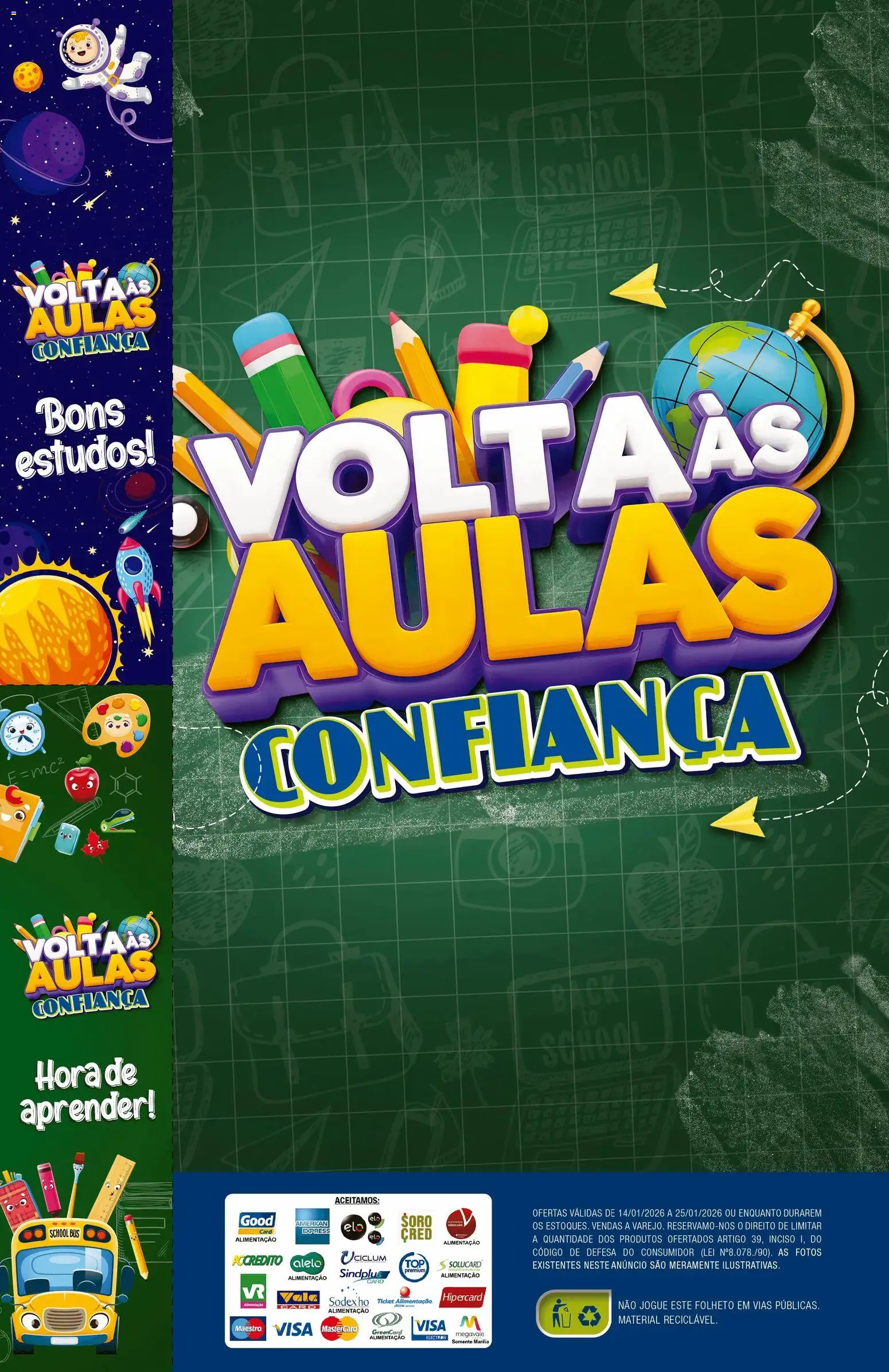 Confiança - Ofertas Voltas às Aulas - página 1- válido a partir de 14/01/2026
