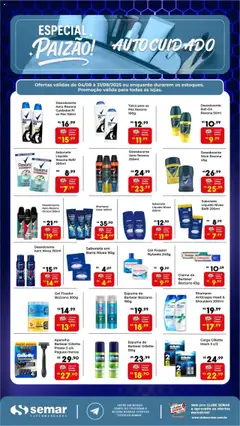 Pré-visualização Semar Supermercado - Ofertas Especial Autocuidado válida a partir de 04/08/2025
